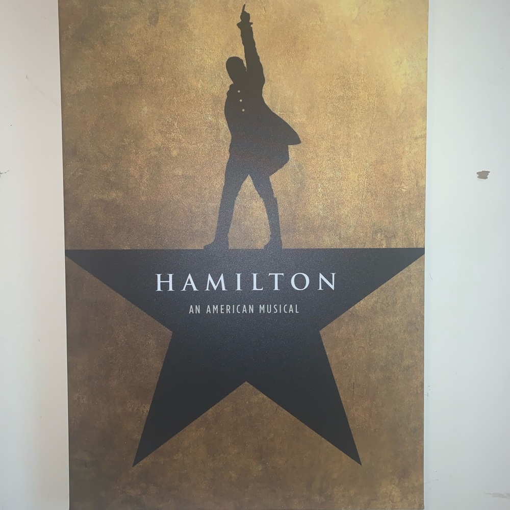 Hamilton musical Canvas